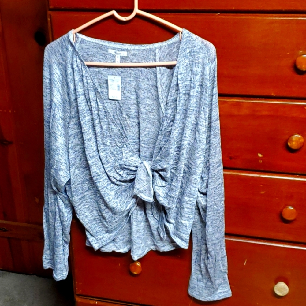 NWT sz XL Maurices tie front cardigan sweater
